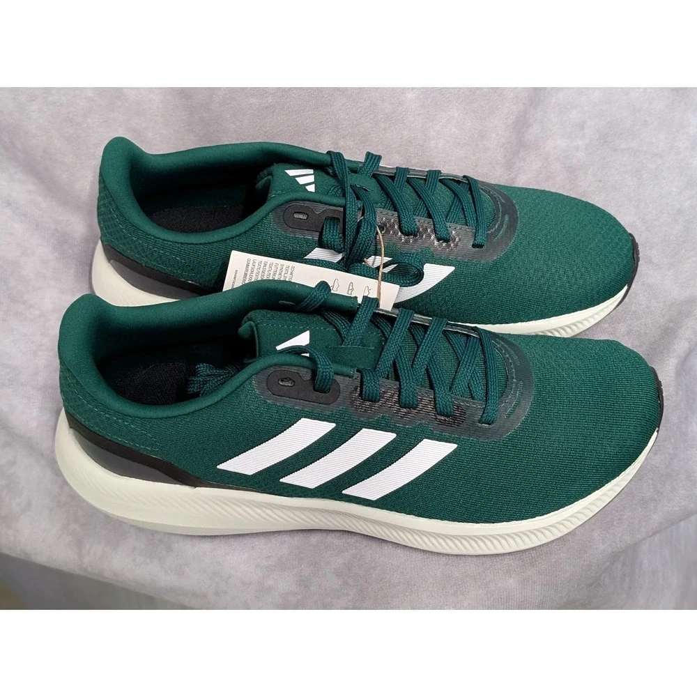 Adidas Runfalcon 3.0 Collegiate Green‎ White Black Men 8